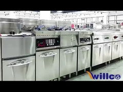 CE 6 Газовые горелки Коммерческое кулинарное оборудование с шкафчиком